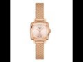 LOVELY LDS SQ SS RG PVD BR CHAM DIA IND By Tissot