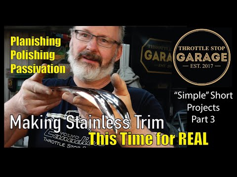 Making Stainless Steel Automotive Trim: The details in making the FINISHED part.