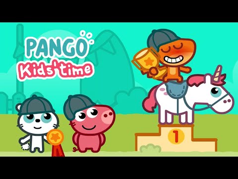 Pango Kids Time learning games - ⭐STORIES Squirrel Horseman Part 2!⭐