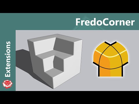 SketchUp Extension : FredoCorner