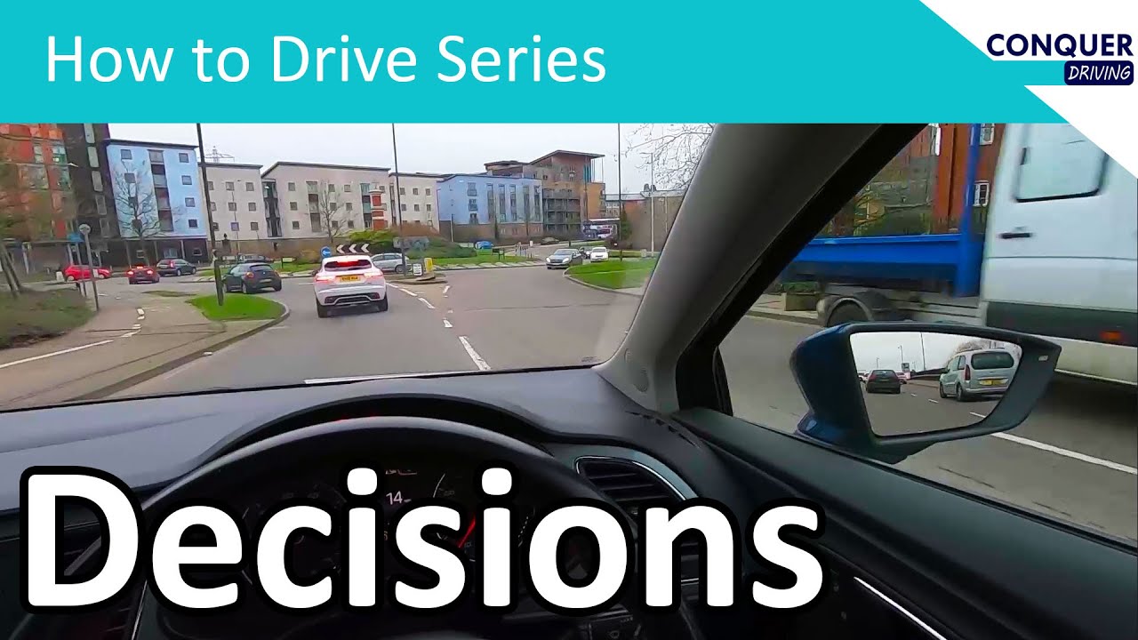 Decisions at roundabouts and junctions. When should you go?