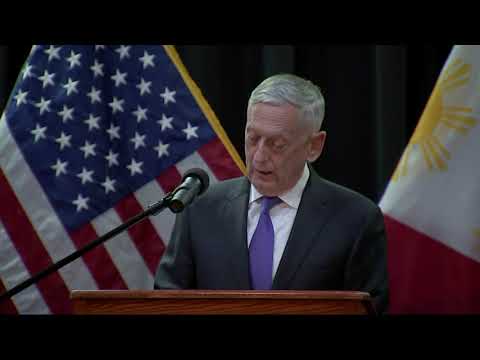 Three war-trophy bells seized by U.S. troops over a century ago got a send-off back to the Philippines on Wednesday by U.S. Defense Secretary James Mattis, who called the controversial decision to repatriate them an important gesture of friendship between the two countries. (Nov. 15)