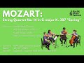 mozart string quartet 14