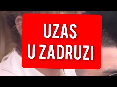POBACALA SVE - HAOS U ZADRUZI! KAMERE SNIMILE UZAS