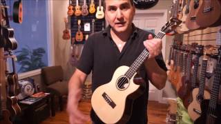 Video thumbnail for Kala KA SRT SC Solid Spruce/Rosewood Scallop Cutaway Tenor Ukulele - Demo by UKE Republic by Uke Republic