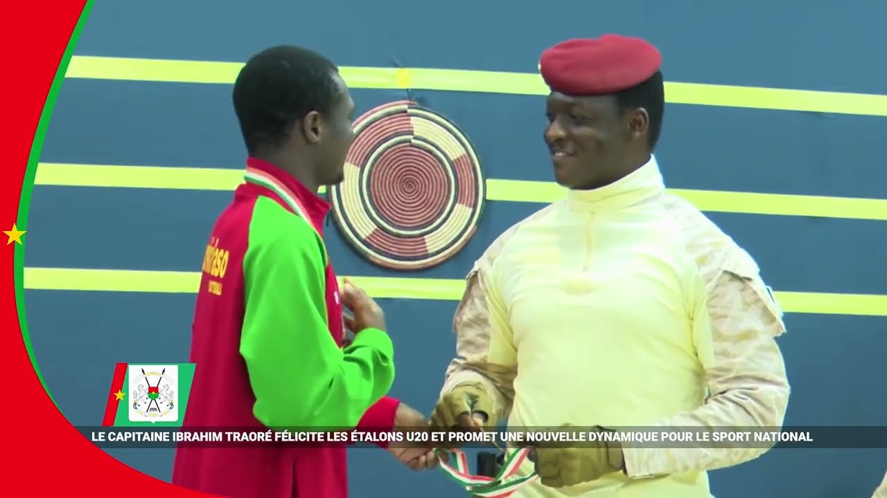 Football-Burkina : le Président Ibrahim Traoré promet une nouvelle dynamique pour le sport national