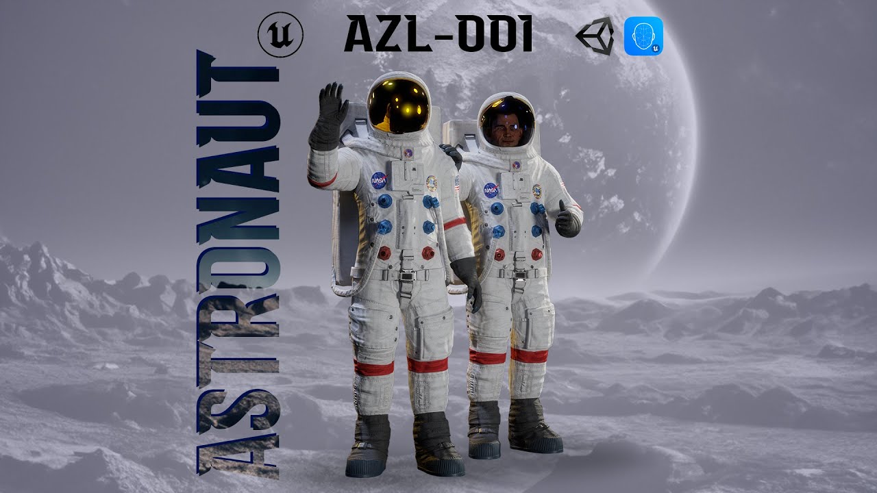 ASTRONAUT AZL001 3D Model