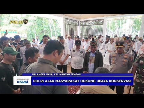 POLDA KALTENG HADIRI PELEPASAN ORANG UTAN