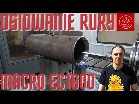 Osiowanie detalu na Haas EC1600 - cykl makro