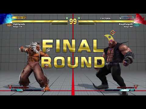 STREET FIGHTER V KingVisigoth vs Eightgrade