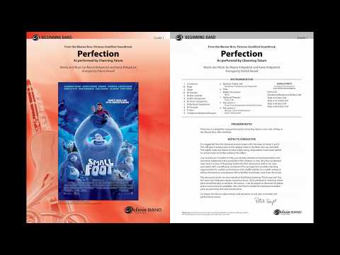 Perfection, arr. Patrick Roszell – Score & Sound