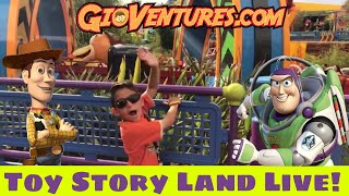 Toy Story Land Live! Alien Swirling Saucers Ride-Along and Much More!