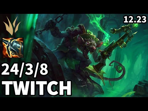 Twitch Jungle vs Sylas - EUW Master | Patch 12.23