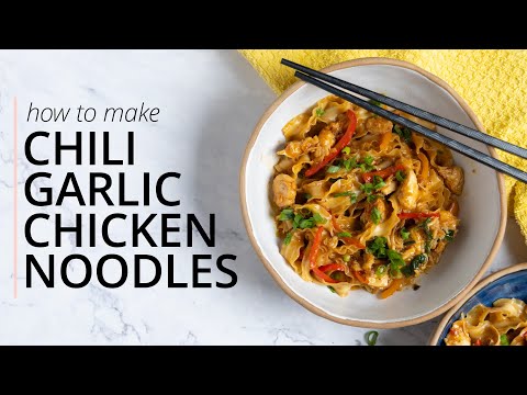 Make a Chili Garlic Chicken Noodle Bowl in under 30 minutes! | Quick & Easy Meals