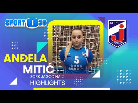 Anđela Mitić Highlights ŽORK Jagodina 2 (17. 10. 2021)