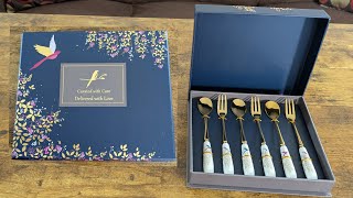 6-Piece Gold Dessert Cutlery Set Review 