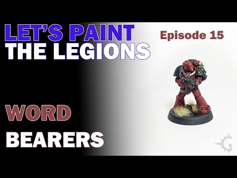 Painting the Legions of the Horus Heresy WITHOUT an Airbrush: Word Bearers