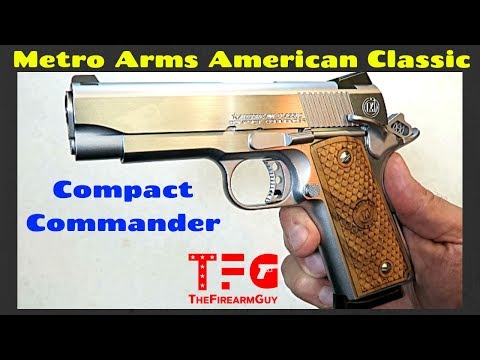 Metro Arms American Classic Compact Commander 1911 Stainless - TheFireArmGuy