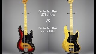 Video thumbnail for Fender Jazz Bass Comparison: 1978 Vintage VS Miller review | fb.com/angeldust.guitars by AngelDust Guitars