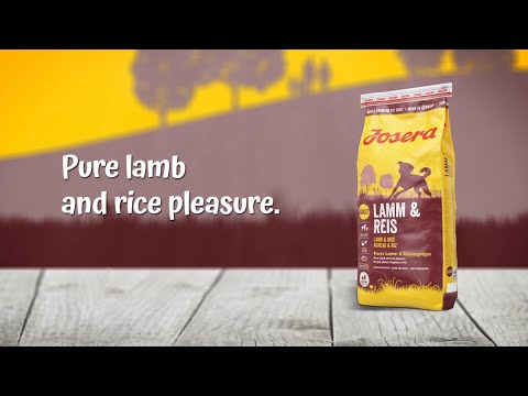Josera Sausas maistas šunims su ėriena ir ryžiais, 12,5 kg video