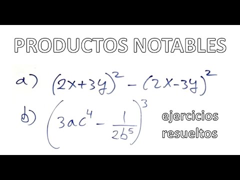 OPERACIONES CON PRODUCTOS NOTABLES