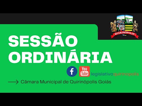 4ª Sessão Ordinária de Novembro 26/11/2025 (Câmara de Quirinópolis).