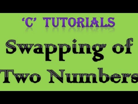 C Programming Tutorial 22 Swapping of Two number easy way