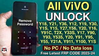 How To Vivo Y91, Y91i, Y91C, Y90, Y93, Y95 Ka Lock Kaise Tode - Pattern Unlock Without PC