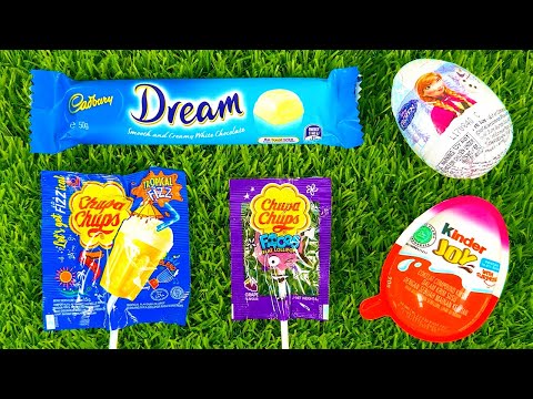 Yummy Lollipops and Candies Opening ASMR 🍭🍫 Cadbury Dream White Chocolate, Chupa Chups, Zaini Frozen