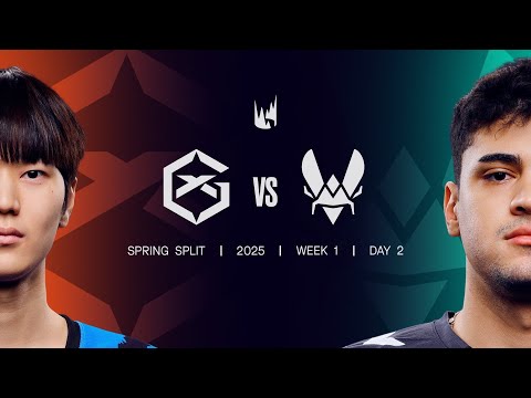 GX v VIT | 2025 LEC Spring | Week 1 Day 2 | GIANTX vs. Team Vitality Game 1