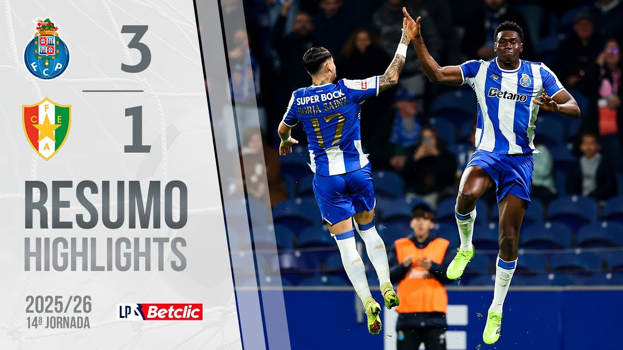Watch FC Porto vs Estrela Highlights Season 2025/2026
