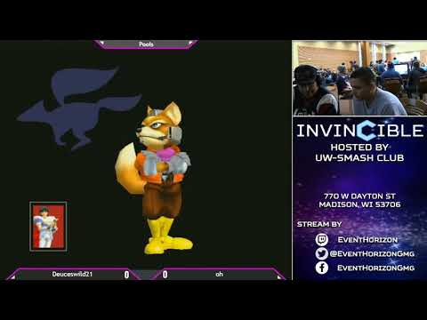 Invincible  -  Deuceswild21 vs oh  -  Melee Singles Pools