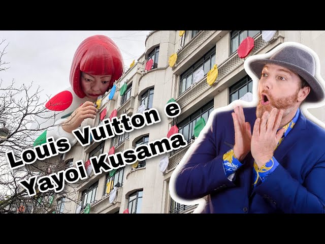 Yayoi Kusama's crazy installations at Louis Vuitton Champs-Elysées