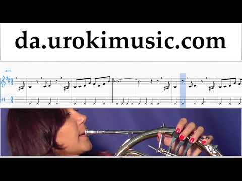 Lær At Spille Valdhorn The Pink Panther - Theme Song Uddannelse Metode Del 2 um-i246