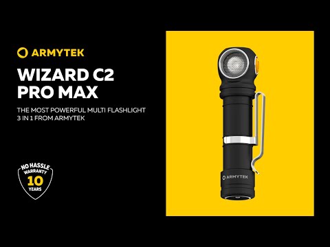 Armytek Wizard C2 Pro Max — flagship product in multi flashlight lineup