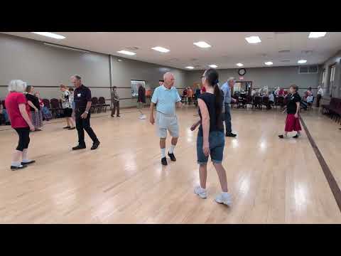 Round dancing with Gerry Tevlin at the Wheelers & Dealers Square Dance Club in St Charles, MO.