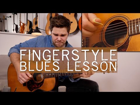 Fingerstyle Blues LESSON by Emil Ernebro