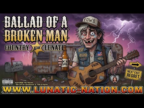 Cover Ballad of a broken man ☆ Country Lunatic #lunaticnation #lunaticnation4life #whiteboy #newmusic 