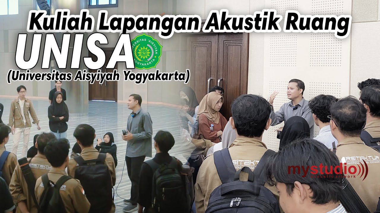 Kuliah Lapangan Mystudio dan UNISA Yogyakarta (Praktek Akustik Ruang)