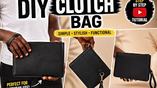 DIY WRISTLET CLUTCH BAG | Easy Sewing Tutorial for Beginners! 👜✨