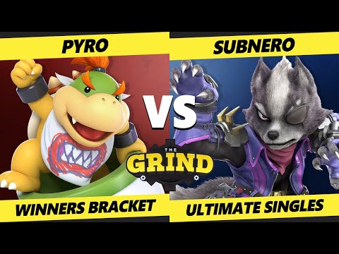 The Grind 123 Onine Winners Round 1 - Pyro (Bowser Jr.) Vs. SubNero (Wolf) Smash Ultimate - SSBU