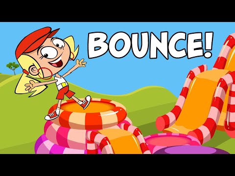 Kids songs - BOUNCE by Preschool Popstars - preschool movement song for kids to jump and exercise