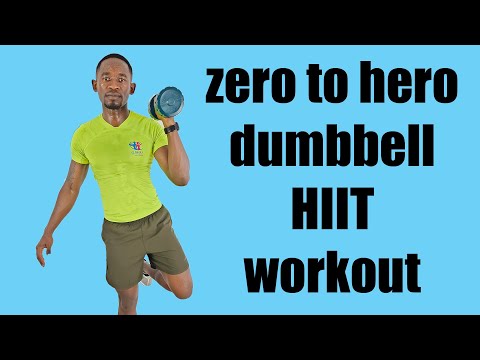 30 Minute Dumbbell Strength Training for Fat Loss Full Body Workout  250 Calories 