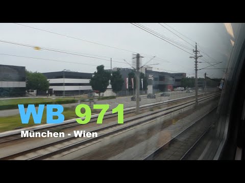 Mit der Westbahn von München nach Wien | WB 971 Mitfahrt