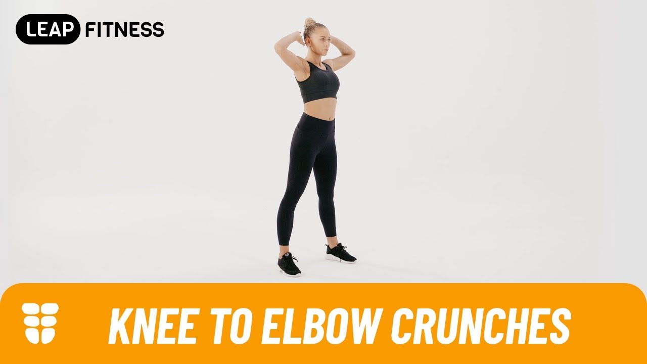 How to Do：KNEE TO ELBOW CRUNCHES - YouTube