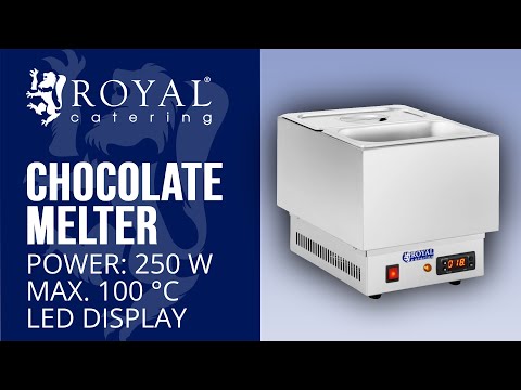 Video - Chocoladesmelter - 2 GN 1/4 container
