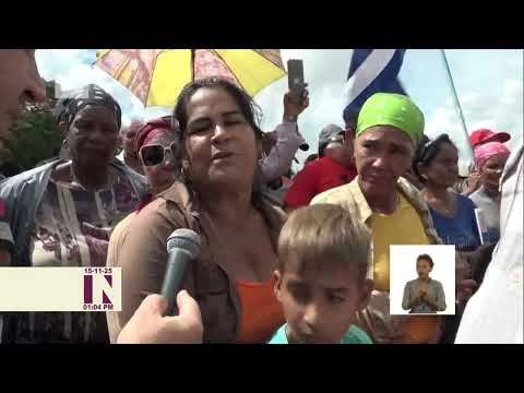 Recorrió Díaz-Canel comunidades afectadas por el huracán Melissa en Río Cauto, Granma.