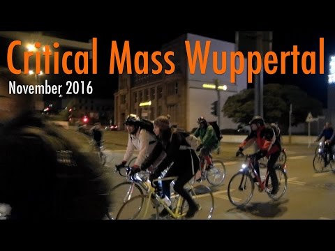 Critical Mass Wuppertal - November 2016