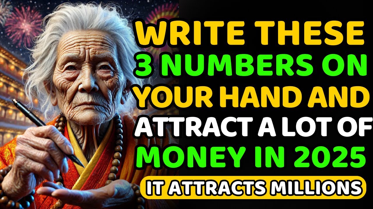 If you write these 3 NUMBERS on your HAND, you will ATTRACT WEALTH and SUCCESS in 2025