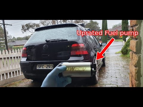MK4 Golf / Jetta 1.8T GTI fuel pump replacement / uprated fuel pump dw65c / DeatschWerks fuel pump